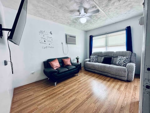 Cozy 2 bedrooms apartment near nyc w/free parking