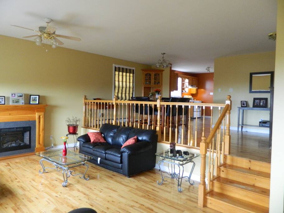 open concept, lots of space for families or groups.