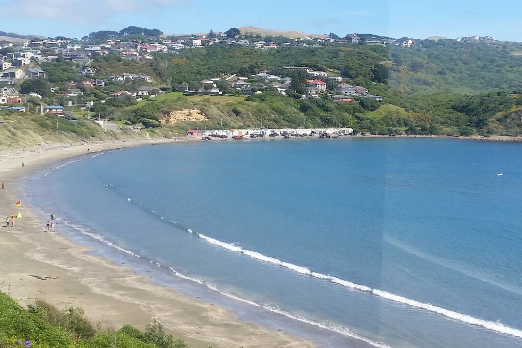 Our beach is safe for swimming and great for walks