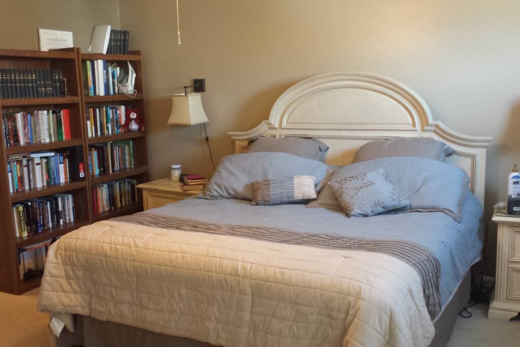 Bedroom 1 - king bed, master bath