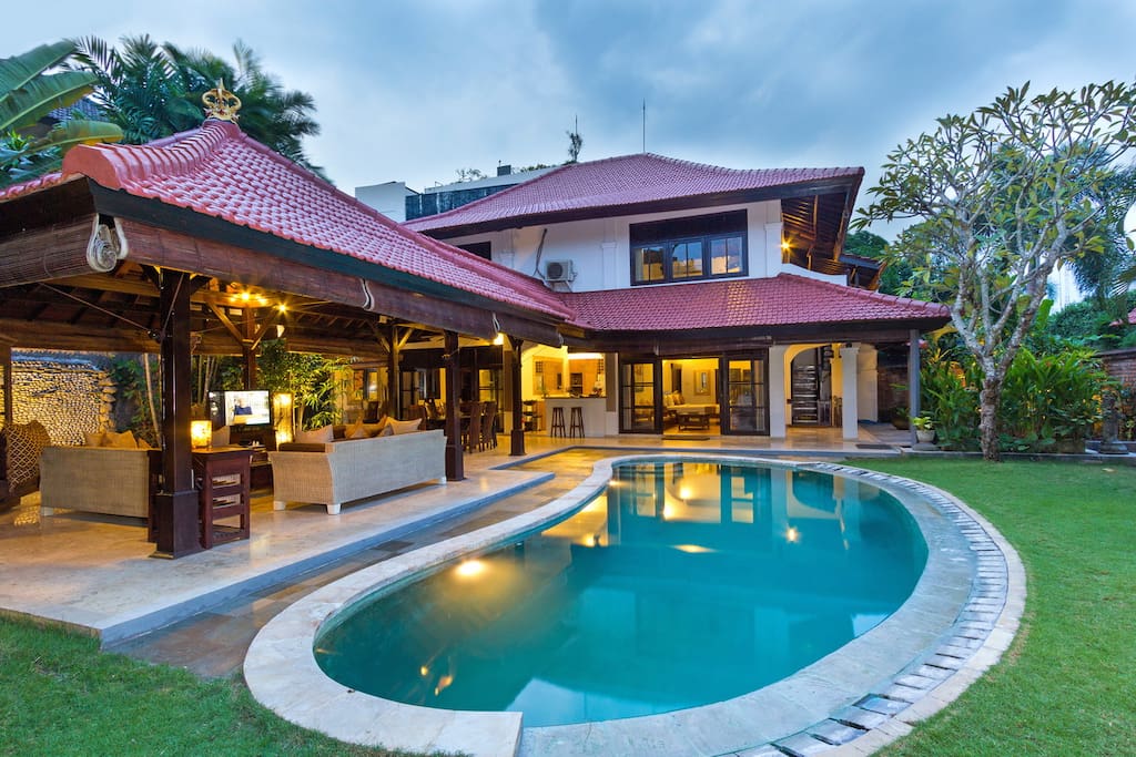 Our outside space perfect for a family getaway