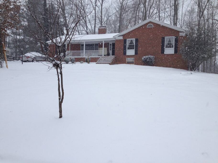 Winter time at our house.