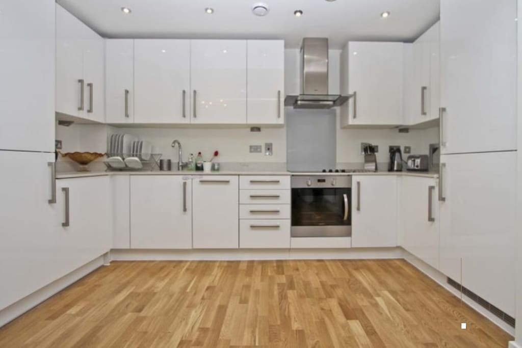 Open plan kitchen