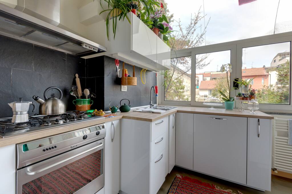 The equipped Kitchen