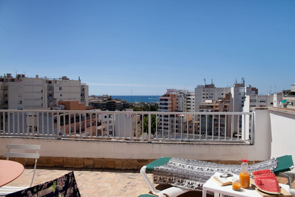View of the sea