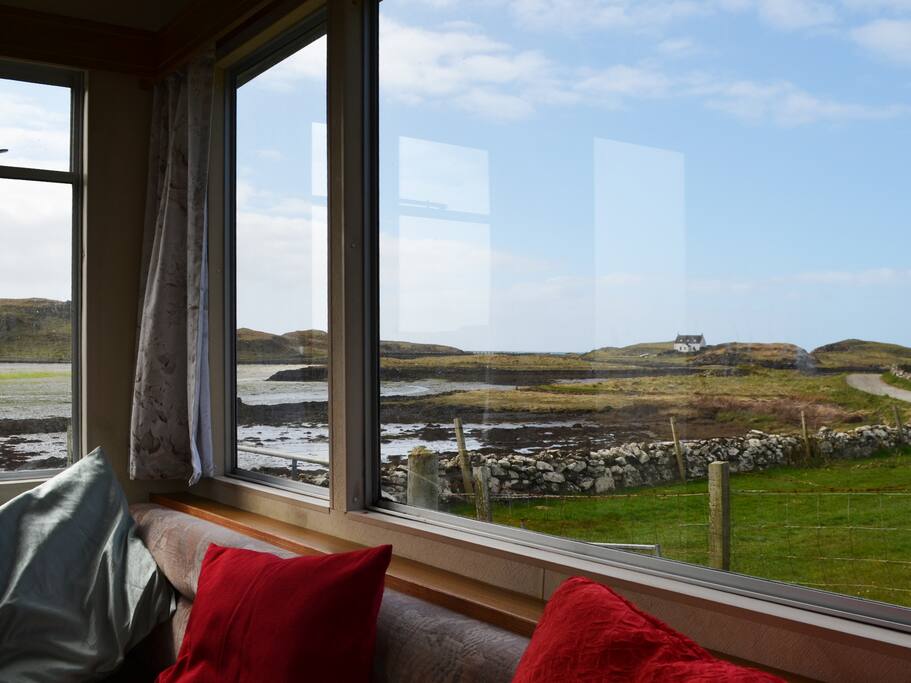 View out to the west from the caravan