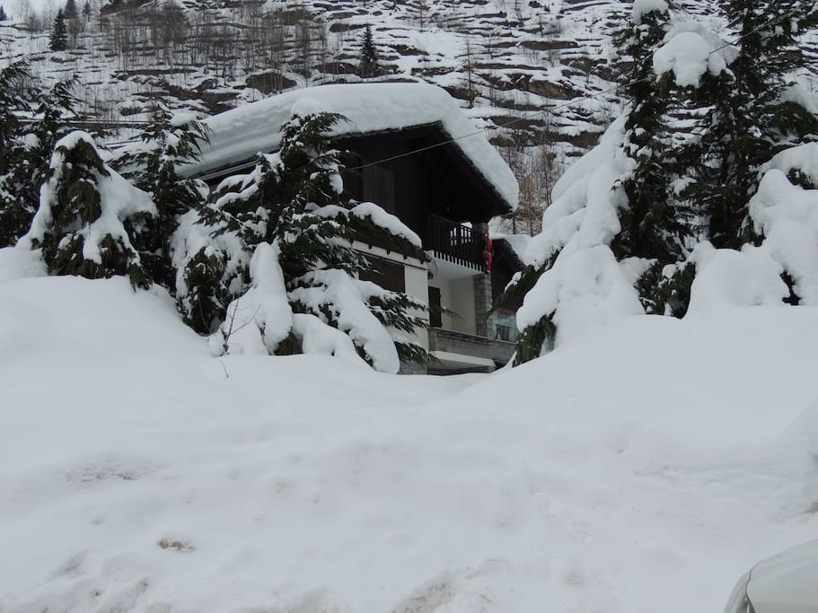 La casa in inverno