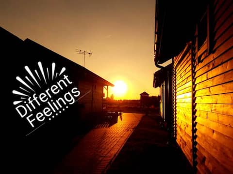 Na Fali holiday cottages, Łeba – Żarnowska