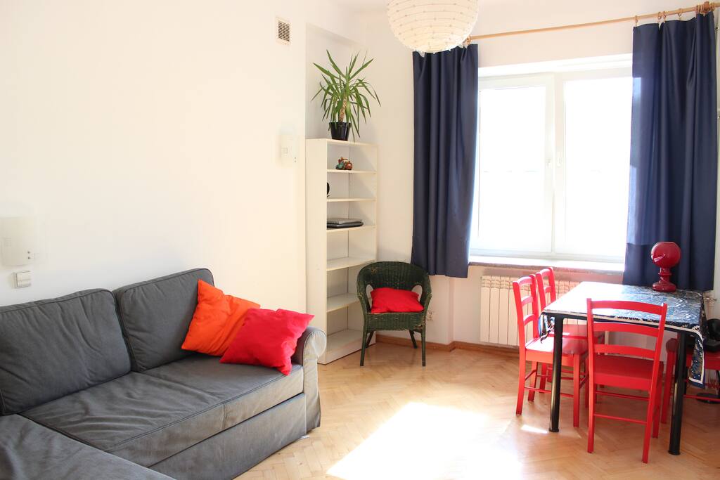 Double sofa in the living room
