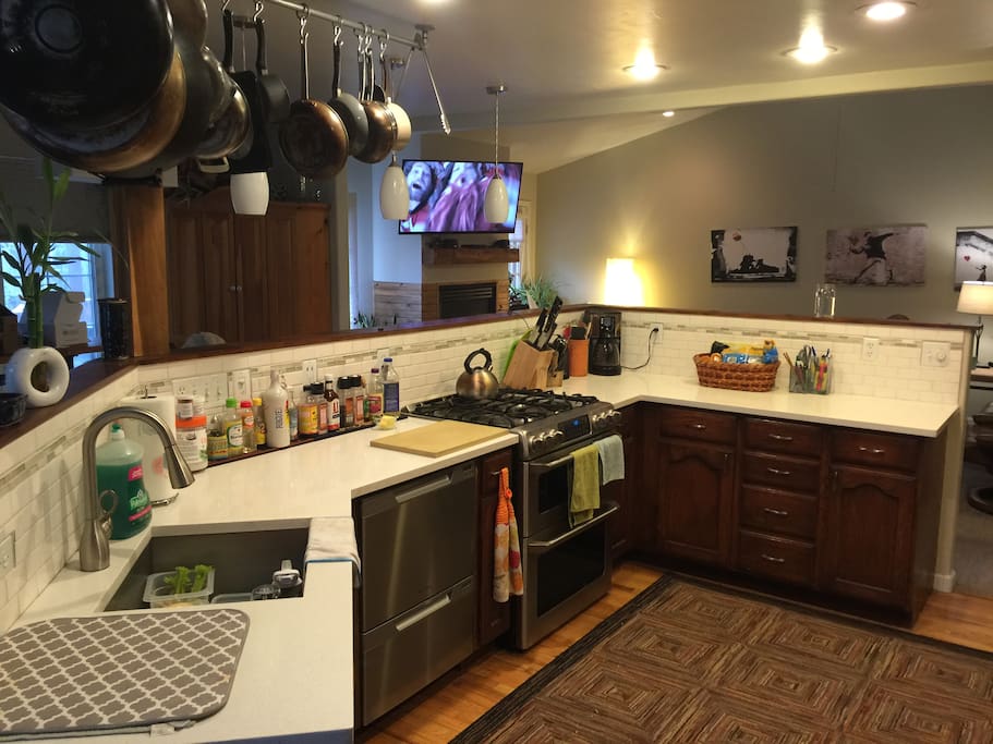 Remodeled kitchen