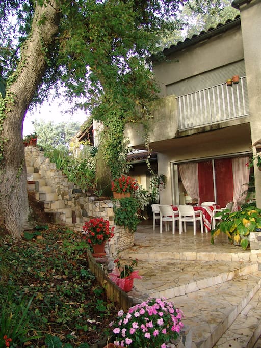 entrée de la maison