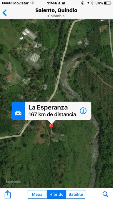 Ubicación de La Esperanza