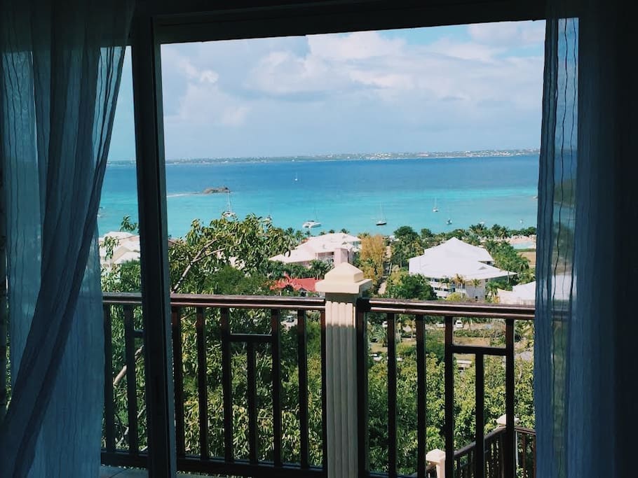 View from upstairs bedroom