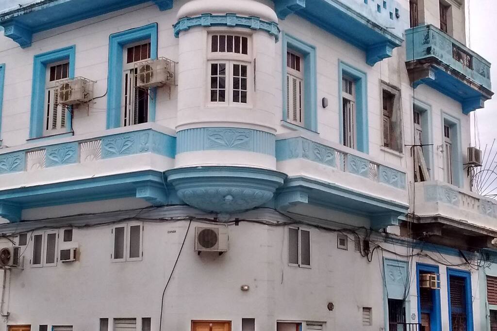 Apartment seen from the street