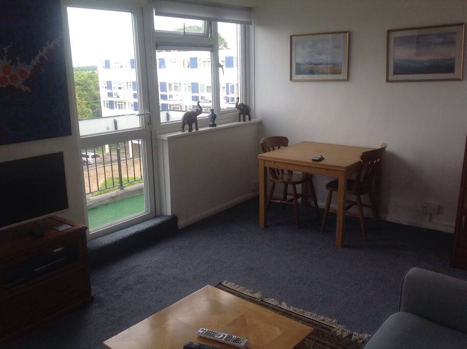 Sitting / Dining room and balcony