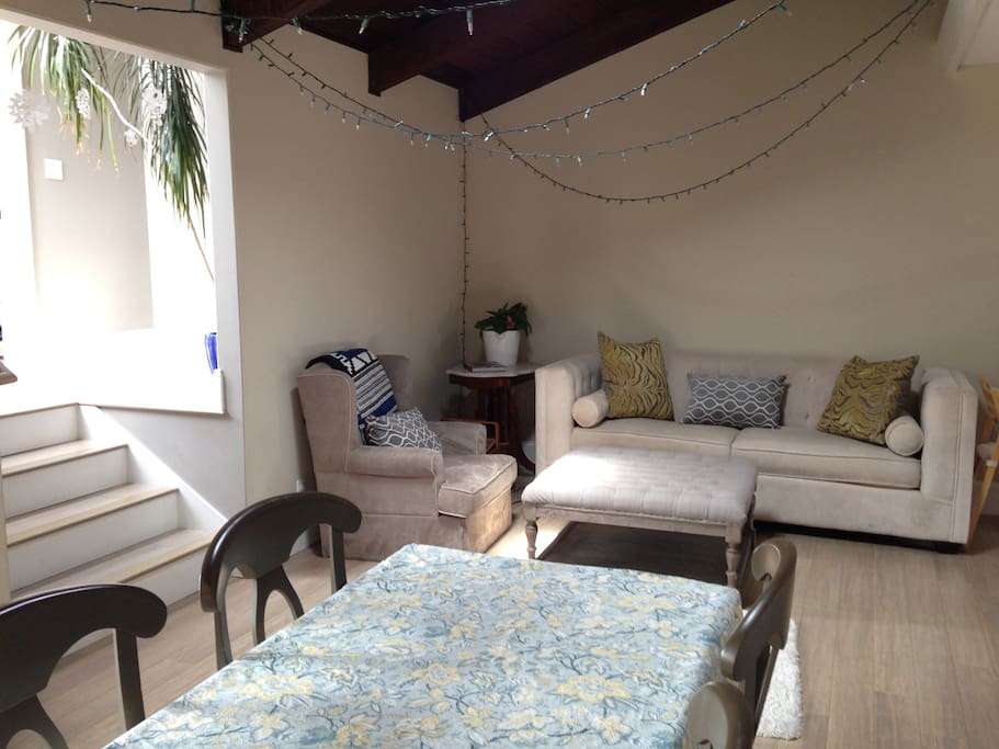 living and dining area