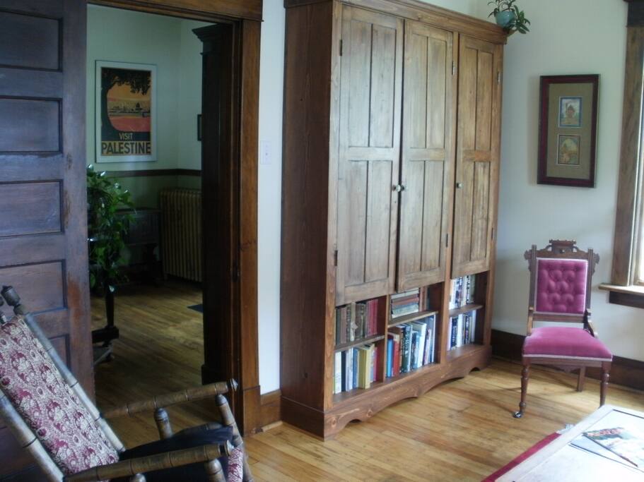common living room and front hall