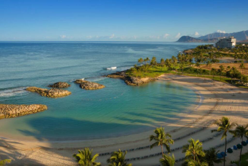 The Lagoon at Ko Olina is peaceful and calm