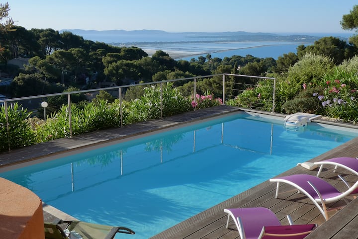 Villa 9 Pers Vue Sur Les Iles D'or - Provence-Alpes-Côte d'Azur