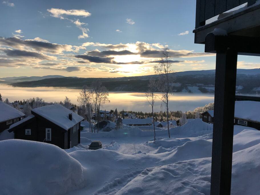 Utsikt fra platting