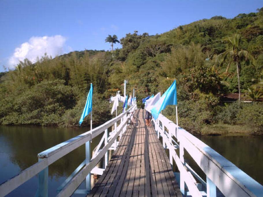 acesso a praia-Ponte Capelinha