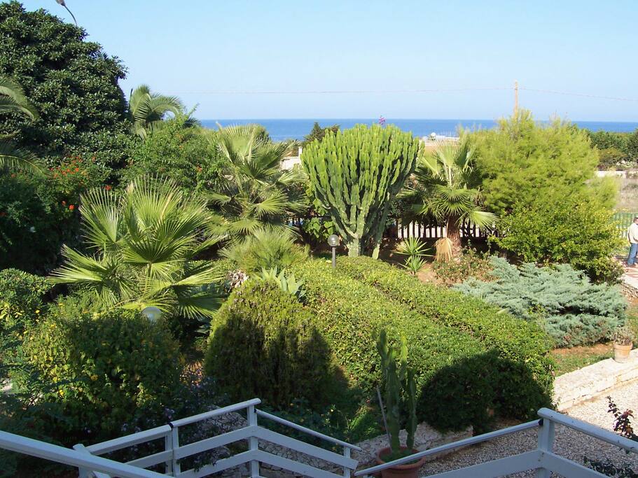 Vista dalla villa