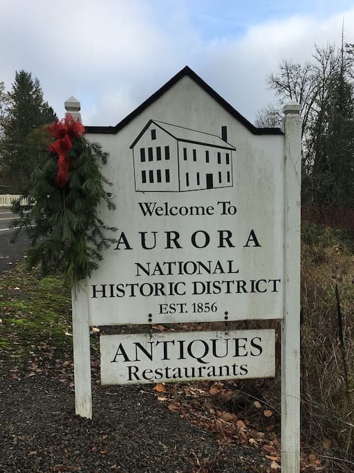 Hope you can find time to browse through some of Aurora’s finest antique shops, indulge in a little wine tasting or satisfy your tastebuds at the local watering hole, The Aurora Colony Pub.
