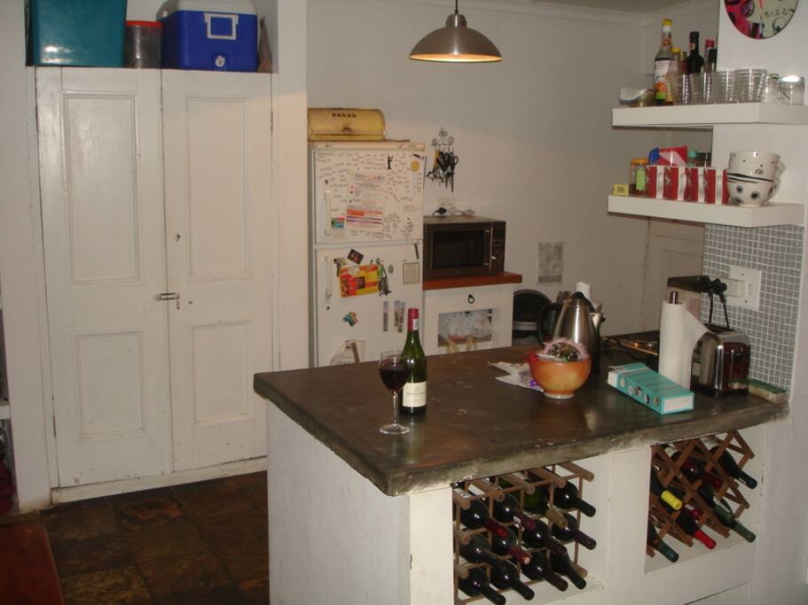 Open plan kitchen space