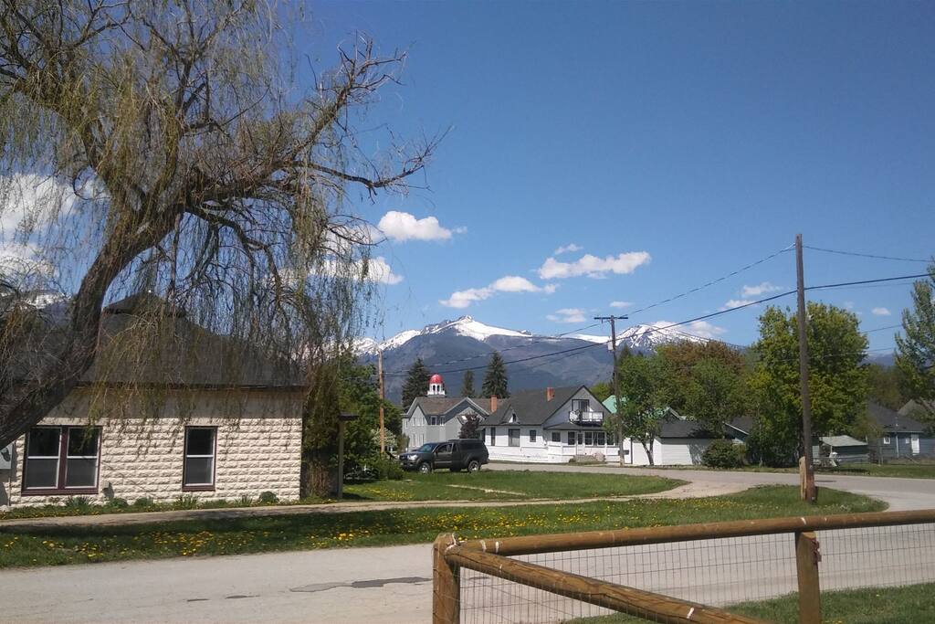 View from the front of house