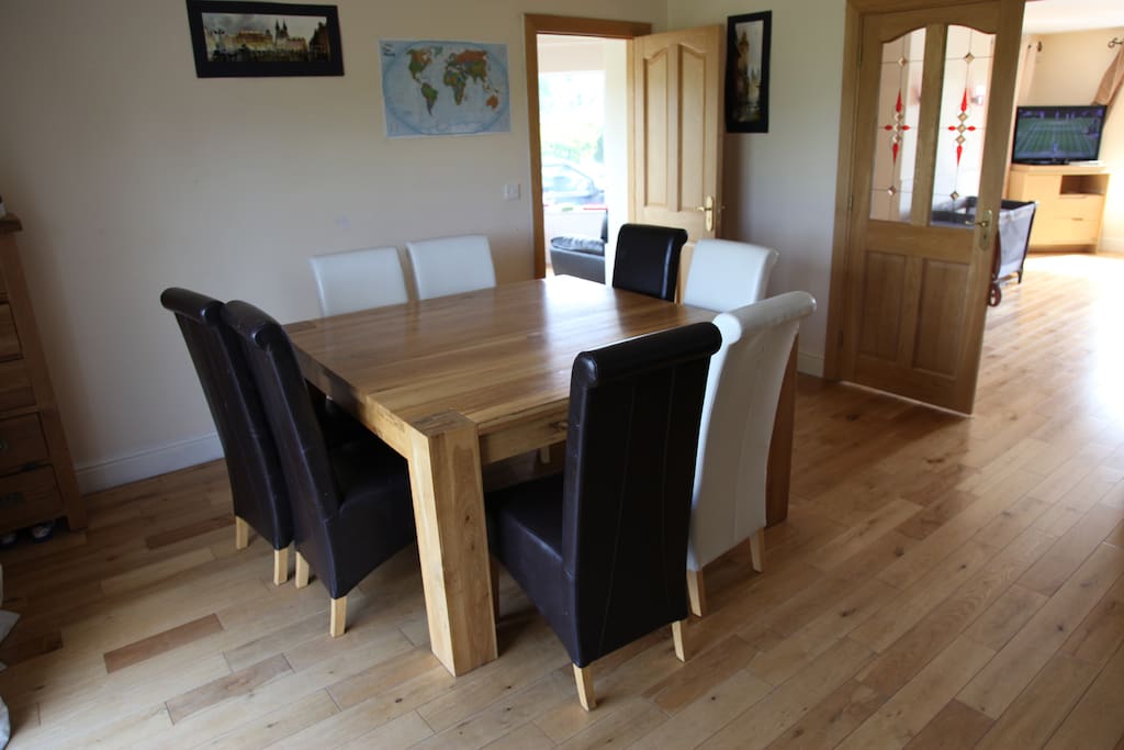 Dining Room. Seats 8 People.