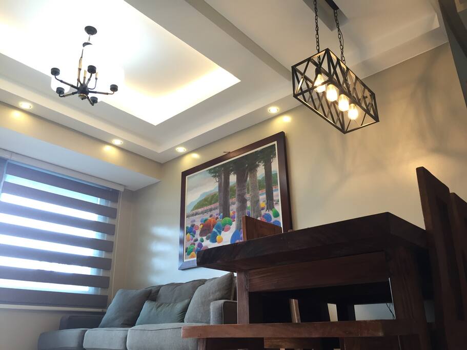 Living and dining area.