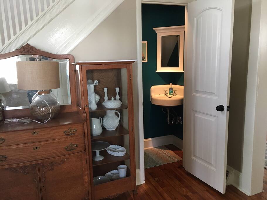 Foyer and half bathroom