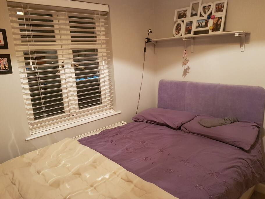 2nd bedroom. Small double bed