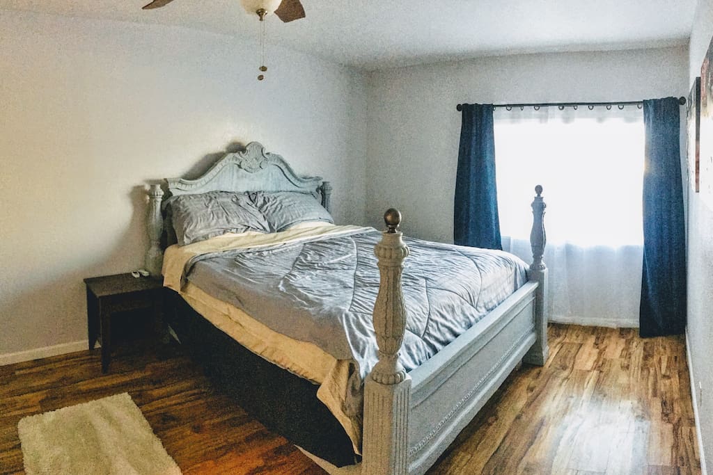 4th bedroom with a king size bed