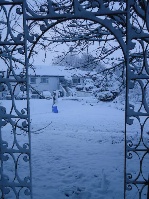 The snow in January 2018