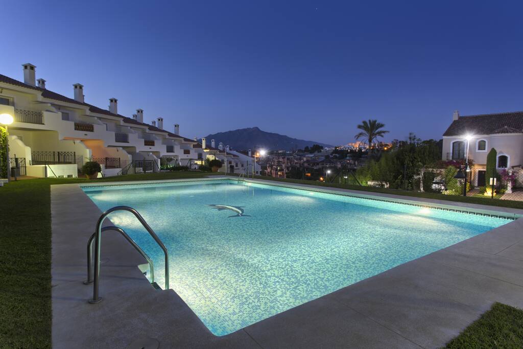 Pool by night