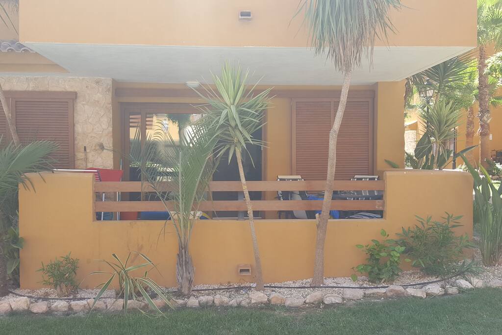 This is a photo of the balcony.