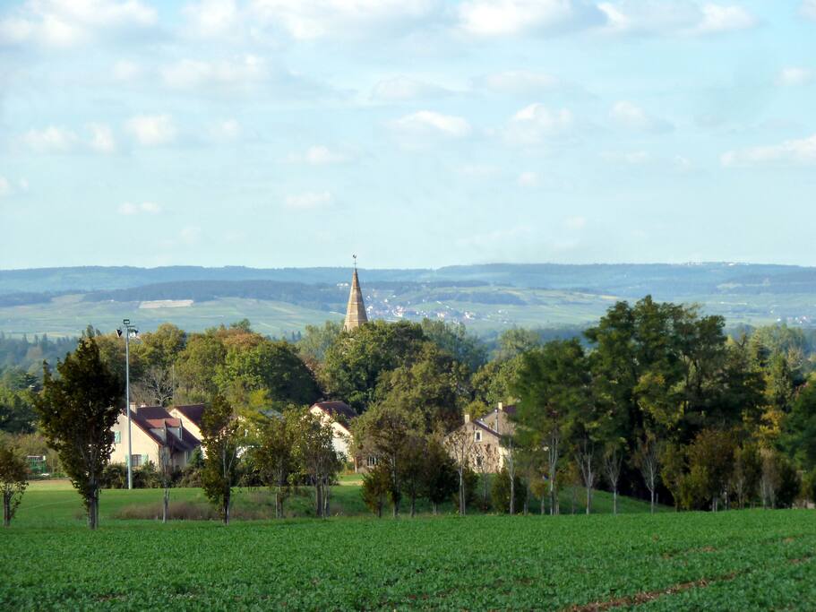 Le village de Demigny