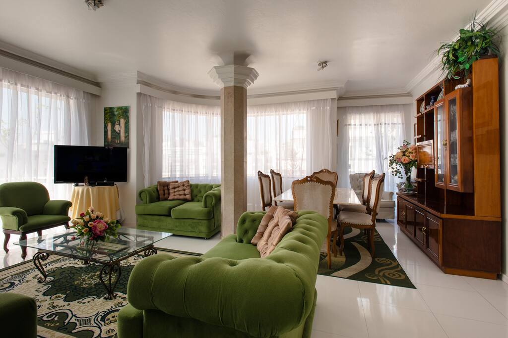 dining area connected to the living room.
