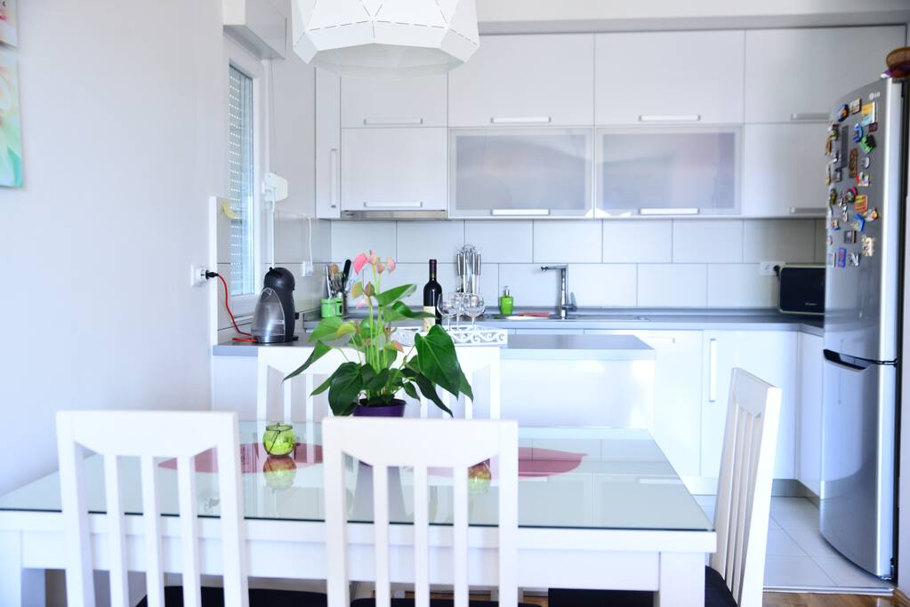Dinning room and kitchen