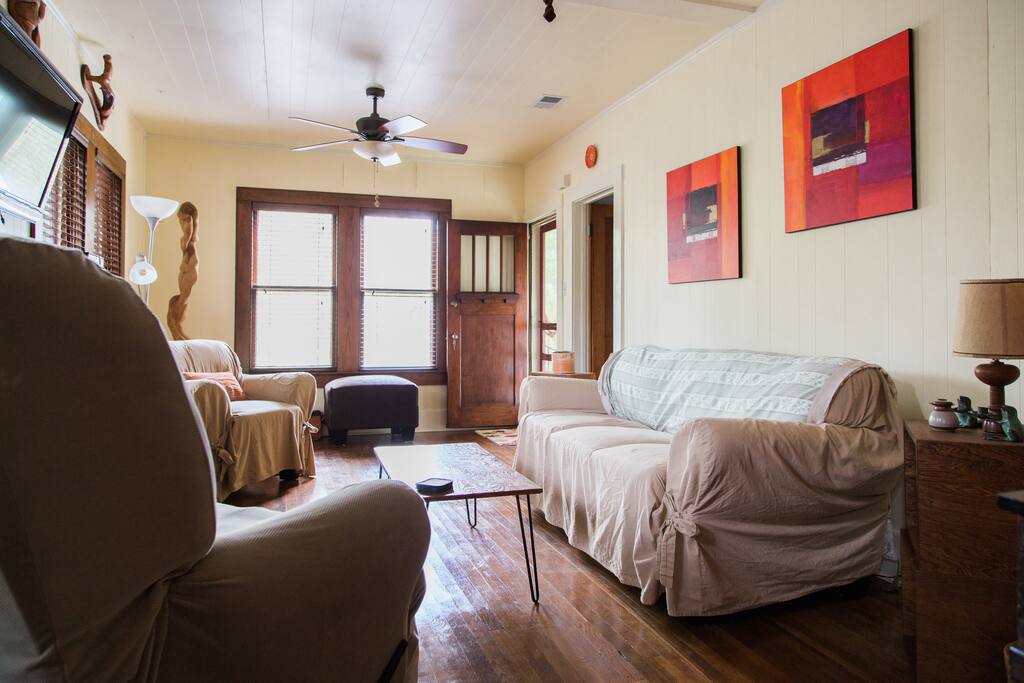 Light and airy living room!