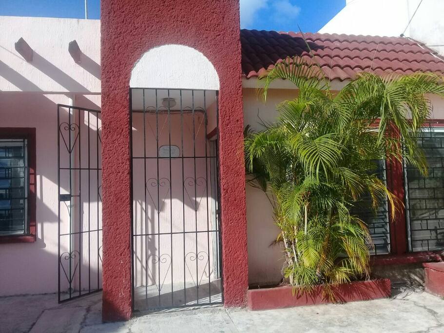 Fachada de la casa
