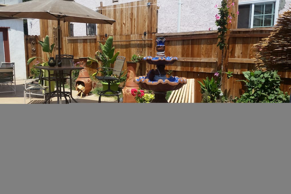Patio to relax, not noise after 10 pm