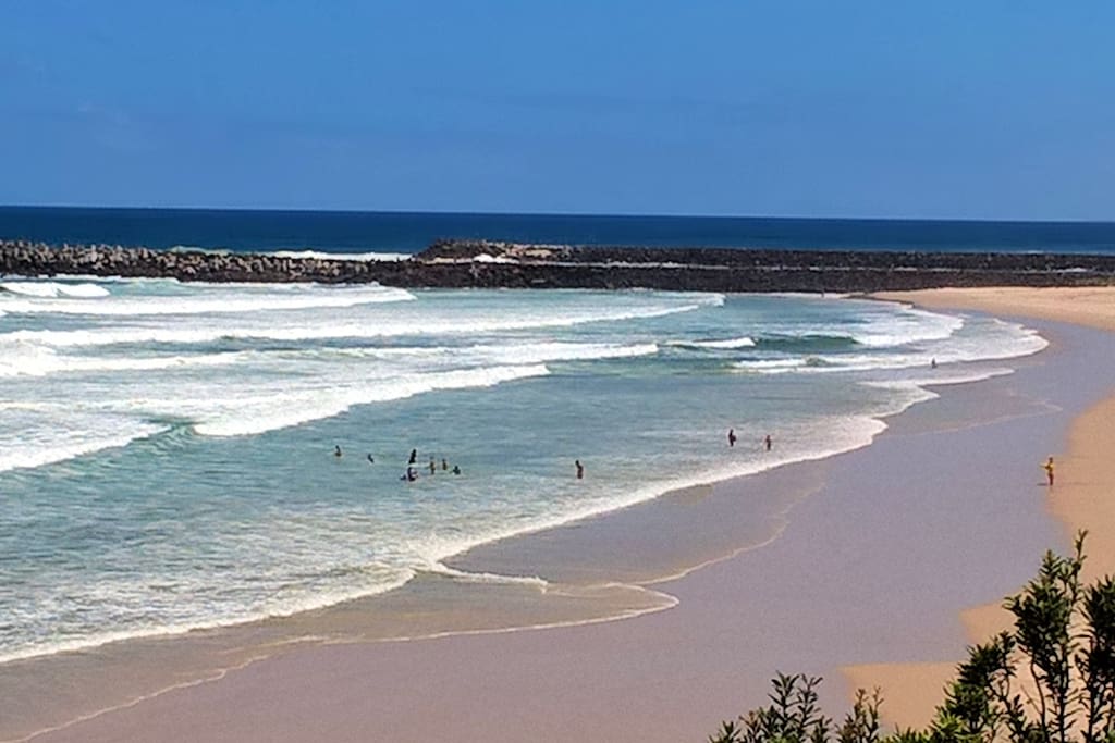 Enjoy a walk to the beach from the property.