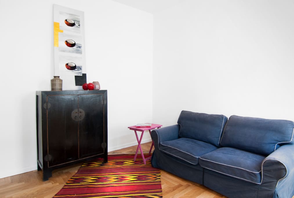 Living room with sofabed