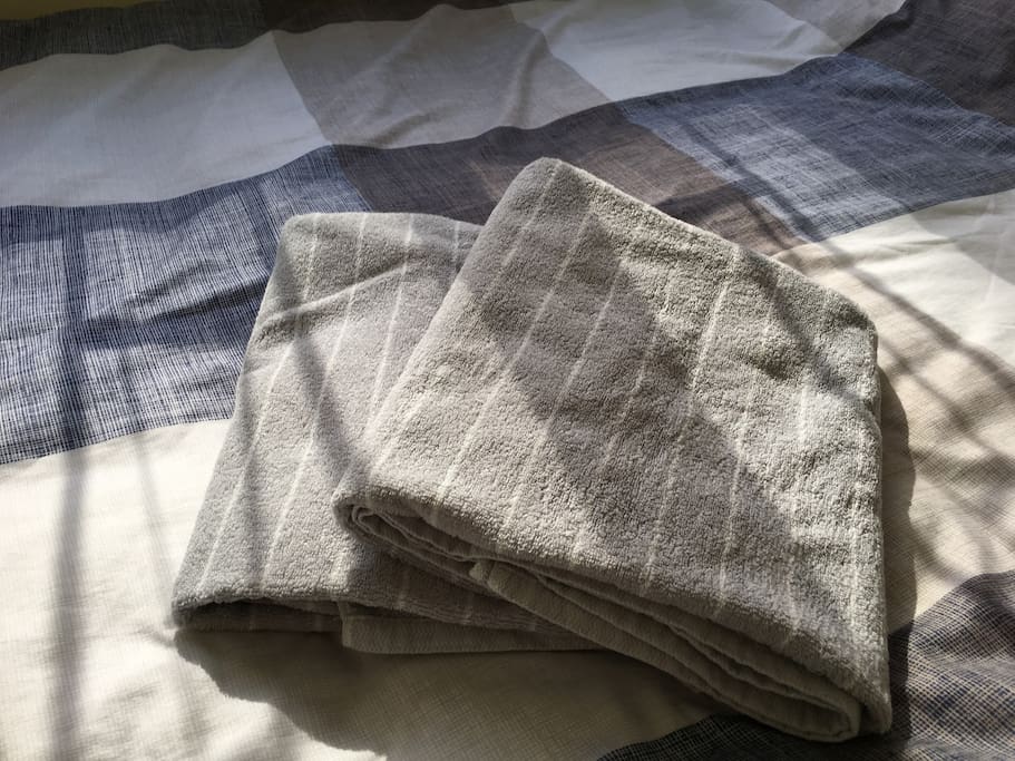 Towels are provided