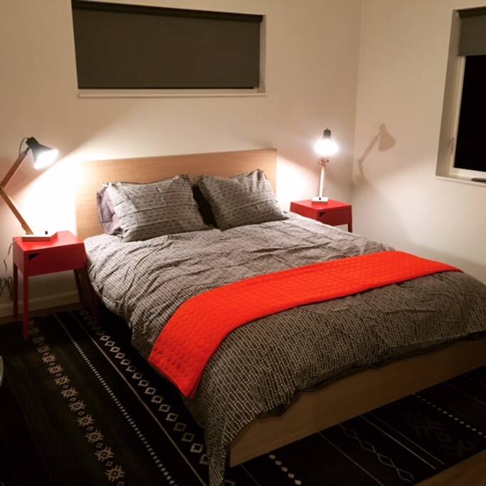 Comfy queen bed