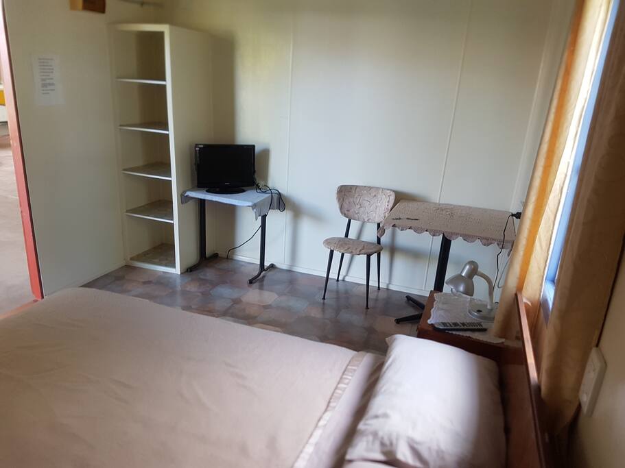 Plenty of shelves for clothing etc.