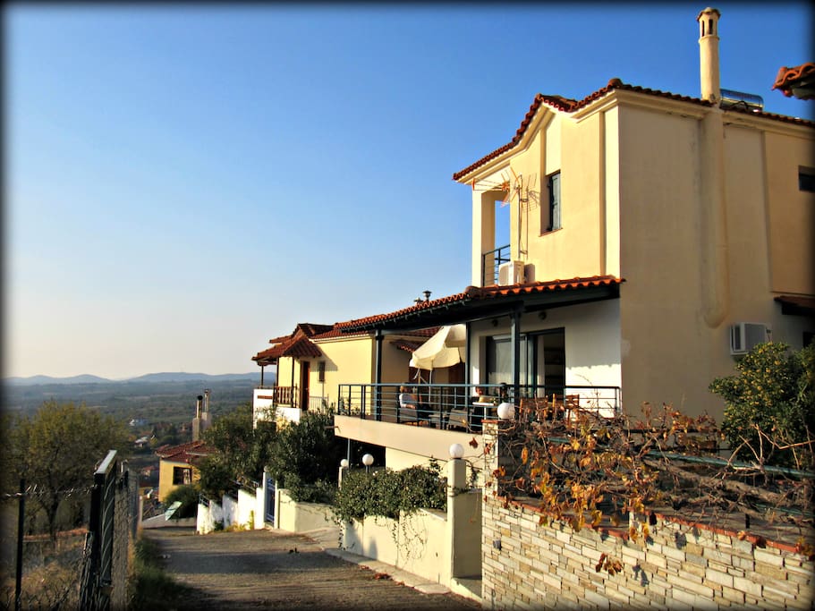 The villa from the outside
