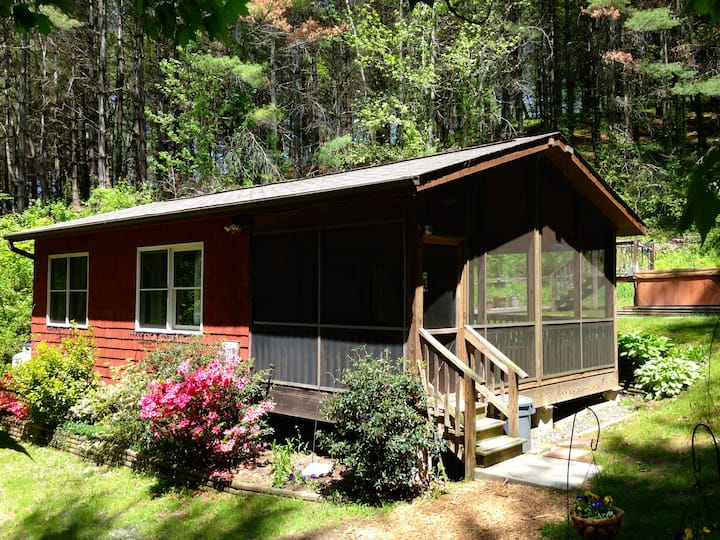 Broadwing Farm Cedar Cabin/Mineral Water Hot Tub Cabins for Rent in